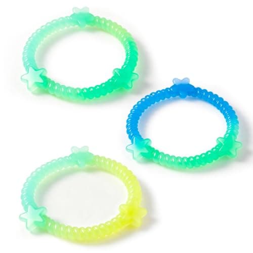 3PCS Mosquito-Repellent Bracelets Glow-in-the-Dark, Silicone Mosquito-Repellent Bracelets with Natural for Kids Adults, Outdoor Travel Summer(Lemon Green)