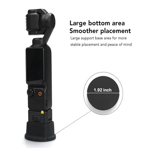 Camera Mount Stand Base for Pocket 3, Silicone Non-Slip Desktop Mount, Silicone Support Base for Pocket 3 Action Camera Accessories — view 3
