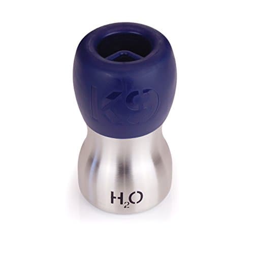 H2O4K9 Dog Water Bottle with Travel Bowl 270 ml, Deep Navy — view 2