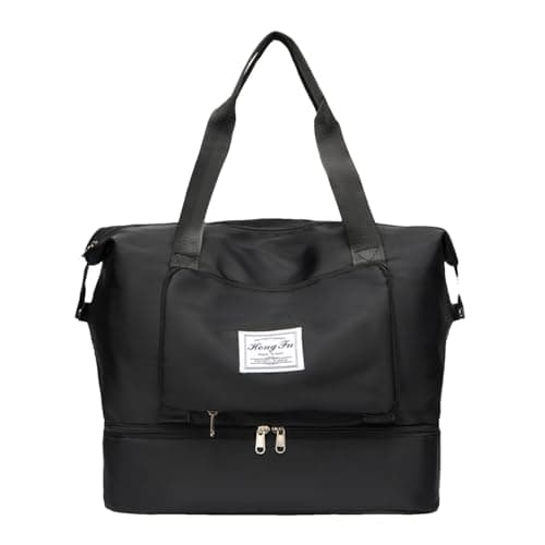 Travel Duffel Bag Foldable Organizer Bag, Reinforced Handle