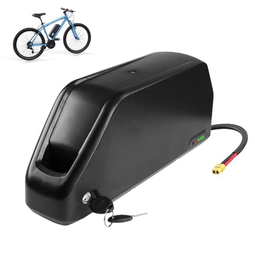 52V 25Ah Ebike Battery, Lithium Electric Bike Battery with 3A Fast Charger, 45A BMS, E-bike Battery Pack for 48V/52V 250W -1700W Bafang & Other Ebike Conversion Wheel, Sumsung 5000 Cells