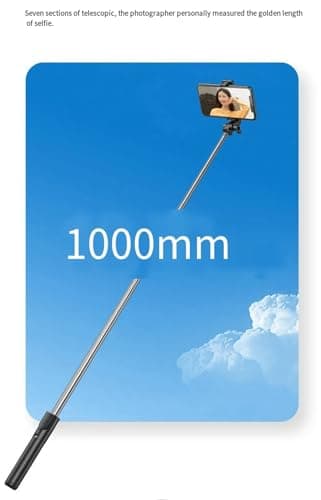XIHAMA Selfie Stick Tripod, 4 in 1 Extendable & Portable Phone Tripod Stand with Wireless Remote Compatible with iPhone 16 15 14 pro Xs Max 8 7, Galaxy Note10/S20/S10/OnePlus 9/9 PRO etc — view 5