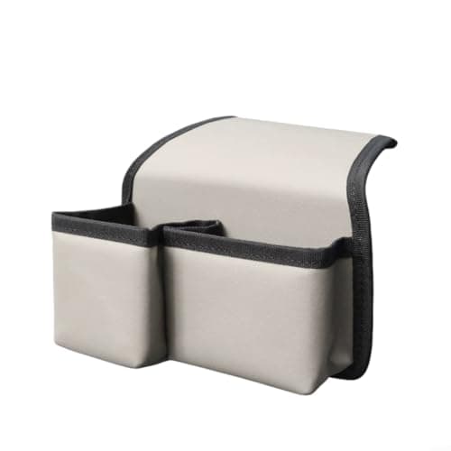 HomeVortex Car Storage Bag Leather Waterproof Vehicle Side Door Organizer(Leather - Beige)
