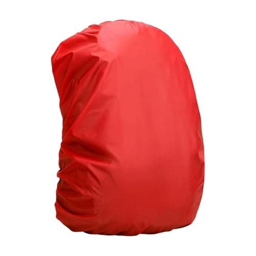 Generisch 2026 Backpack Rain Cover Nylon Cloth Backpack Protector Non-Slip Buckle Straps for Hiking Camping, red, 70 x 40 cm, Travel Backpacks