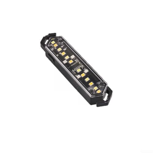 LED Guy Line Rope Light for Camping Tents - 7 Modes Reflective Wind Cord with Magnetic Base - Waterproof Outdoor Safety Lamp for Hiking Backpacking - 10cm Black — view 5