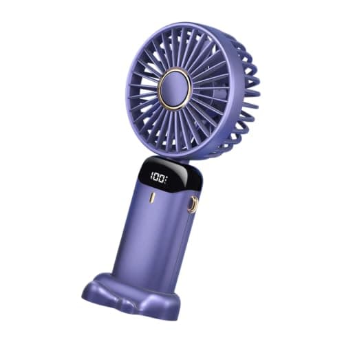 Portable Handheld Rechargeable Fan, Lavender