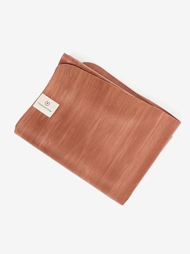 Yogamatters Eco Travel Yoga Mat 1mm | Lightweight, Foldable, Eco Friendly and Vegan | Non-Slip Exercise Mat for Yoga, Pilates, Gym and Fitness (Cinnamon) — view 3