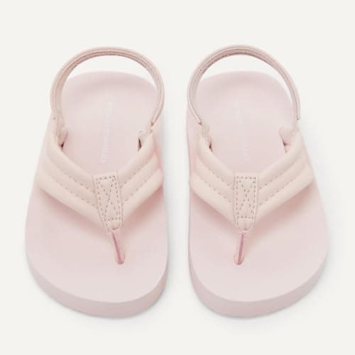 Amazon Essentials Unisex Kids Flip Flop with Back Strap, Pale Pink, 6 UK Child — view 4