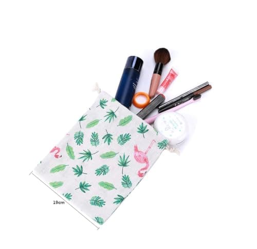 Amoyie Cotton Drawstring Bag 3pcs, Kids Storage Bag, Fabric Organiser Pouch — view 4