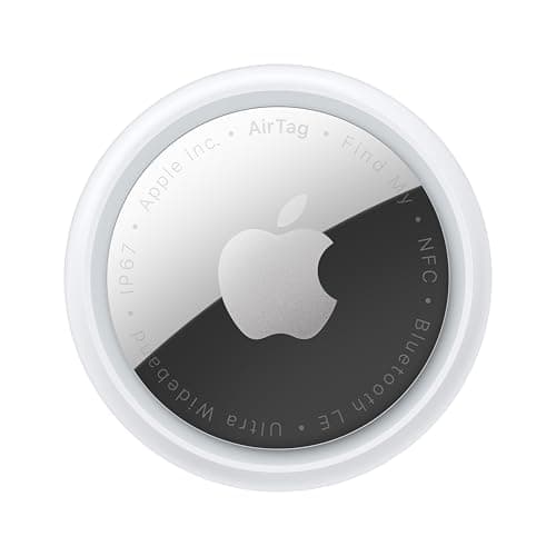 Apple AirTag (1st generation). Track your keys, wallet, luggage, backpack. Replaceable battery. Water-resistant. One-tap set up with iPhone or iPad.