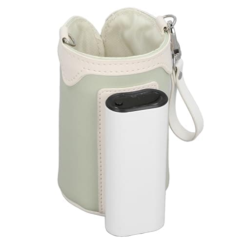 XUXHOU Portable Bottle Warmer with Adjustable Temperature (Green) — view 3