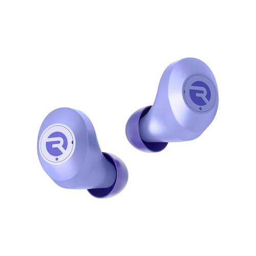 Raycon Everyday Earbuds Classic Bluetooth Wireless with Microphone - Stereo Sound, Active Noise Canceling, in-Ear Bluetooth Headset True Wireless Earbuds 32 Hours Playtime (Purple) — view 2