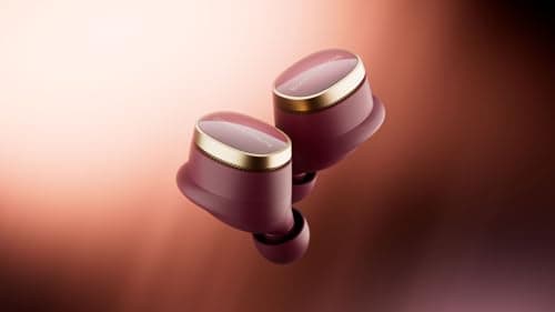 Bowers & Wilkins Pi8 True Wireless Noise Cancelling Earbuds - Dark Burgundy — view 4