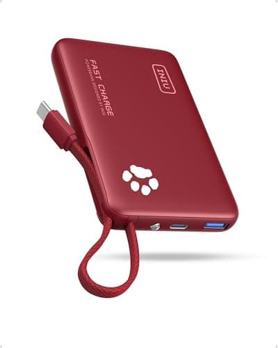 INIU Smaller 10000mAh Power Bank, 20W PD Fast Charging Portable Charger