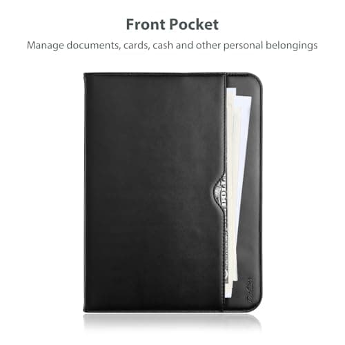 ProCase Leather Case for iPad A16 11th Gen 2025/10th Gen 2022 -Black — view 5