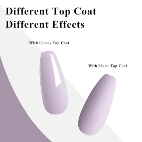 Purple Nail Polish, Quick Dry Nail Varnish - Air-Dry No-Lamp Formula, Summer Manicure Colour for DIY At-Home Use, Long-Wear Daily Finish and Travel Touch-Ups — view 5