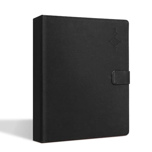 Storage Bags Music File Folder A4,Premium PU Leather Music Score Folder 30 Pockets/60 Pages Music File Folder Music Sheet Folder Clef Paper Storage Documents Bag