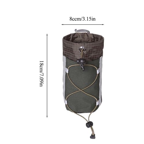 Backpack Strap Pouch - Water Bottle Carrier | Smartphone Strap Pack | for Hiking Road Trip Mountain Climbing Commuting Walking Biking Sightseeing — view 4