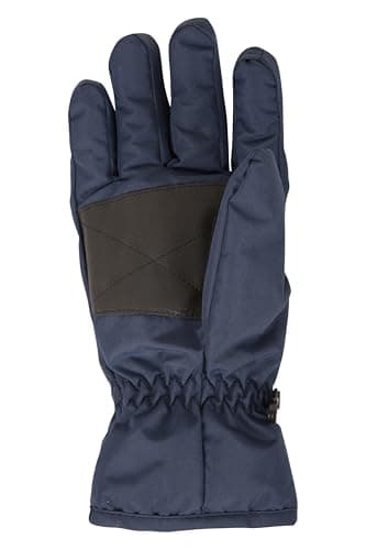 Mountain Warehouse Womens Ski Gloves - Snowproof, Textured Palm, Fleece Lined Warm Glove - For Skiing, Snowboarding & Outdoors Navy L — view 3