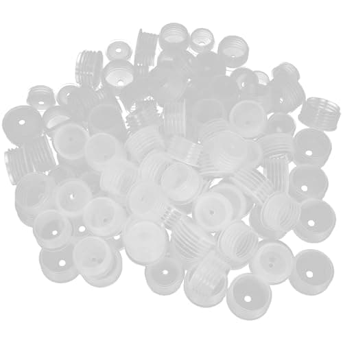 IMIKEYA 150pcs Reusable Plastic Bottle Adapter Plug with Spill Proof Design for Oral Syringes and Bottles Medication Stopper for Outdoor Scenarios and Hospital Use