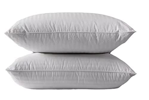 R&G Shredded Memory Foam Stripe Pillows Pack of 3, Hypoallergenic Bed Pillows for Neck Pain Non-allergenic & Anti dust mite Pillow - Size 48x74cm