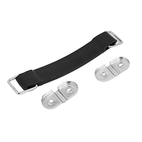 Sourcingmap Furniture Suitcase Box Case 185mm Length Plastic Pull Handles Black 2PCS — view 2
