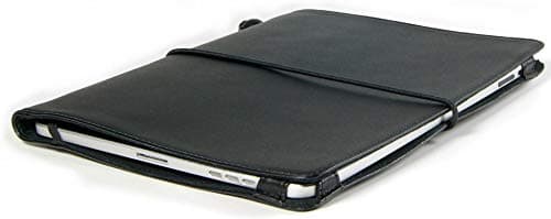 StilGut Black, elegant case in genuine leather for Apple iPad Wifi + 3G, black — view 2
