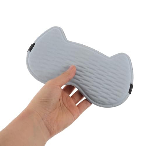 VALICLUD Sleep Mask Bear Shape with Adjustable Elastic Strap Plush Memory Foam Eye Cover for Teens and Light-Blocking Soft Sleeping Mask for Bedtime Naps Travel and Relaxation — view 4