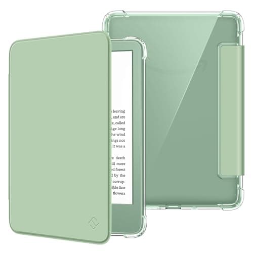 FINTIE Slim Case for 6" Kindle 11th Gen 2024/2022, Agave Green