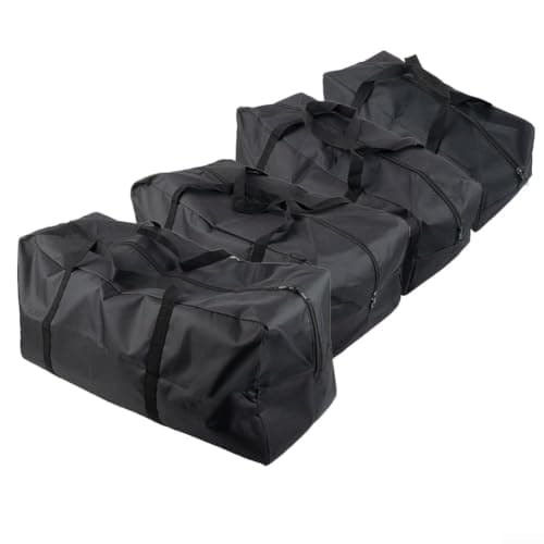 Heavy Duty Camping Tent Bag Replacement for 3-Season Dome Tents - Water Resistant Storage Sack with Zippers - Ideal for Outdoor Sports and Travel(70 * 24 * 31CM) — view 5
