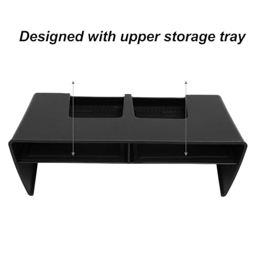 Aramox Center Console Storage Tray, ABS Car Center Console Organizer with Silicone Mats, Insert Organizer for CR V 2023 2024, for Daily Commute Road Trip Storage — view 4