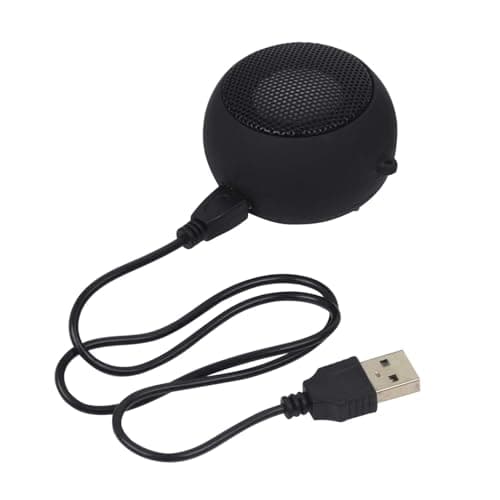 Xnuiasqe 3X Mini Speaker Portable Rechargeable Travel Speaker with Aux Input Wired 3.5mm Headphone Jack — view 2