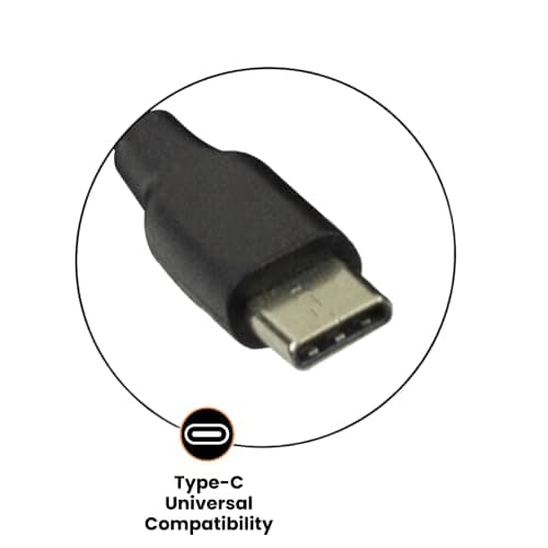 Lite-am 65W USB-C Fast Charger PD 3.0 UK Plug Power Adapter with Type-C Cable Black For Xiaomi Redmi Note 13 5G Graphite, 14 Pro 5G MZB0I8BEU — view 5