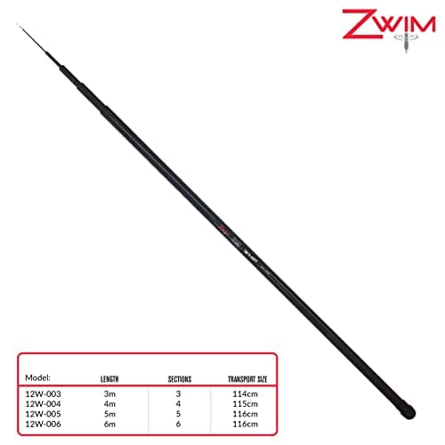 ZWIM - Fishing WHIP/POLE Range Telescopic Blank - Excellent Introduction to Freshwater River Fishing (6m / 6 sections) [12W-006] — view 4