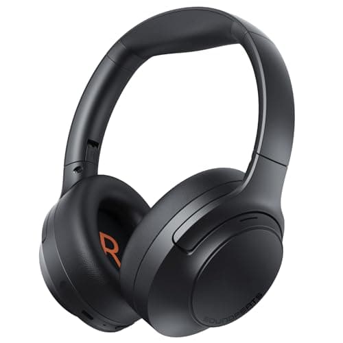SoundPEATS Cove Pro Hybrid Active Noise Cancelling Foldable Headphones with 7 Mics, Wireless Over Ear Headphones Bluetooth 6.0, Hi-Res Dual Gold Certified with LDAC, 95H Playtime, Customize EQ