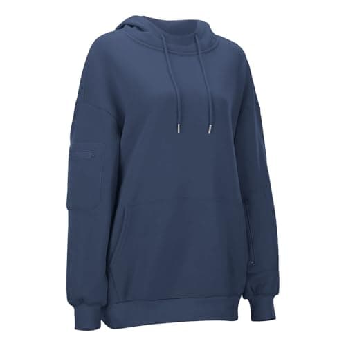 Hoodie With Eye Mask Built in,Oversized Airplane Mode Travel Hoodies with Hidden Pockets Pullover Hooded Sweatshirt Autumn Winter Thermal Fleece Sweatshirts for Adults Travel Daily Leisure — view 6