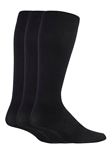 IOMI 3 Pair Mens Flight Graduated Compression Socks for DVT Travel