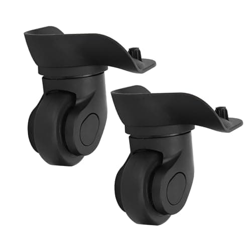 Alomejor A03 Black Suitcase Replacement Wheel Quiet Single Row Mute Luggage Wheel for Outdoor Travelers — view 5