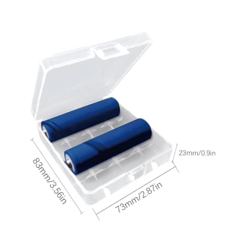 Battery Storage Box Clear Dust-Proof Portable Transparent Stackable Compact — view 5