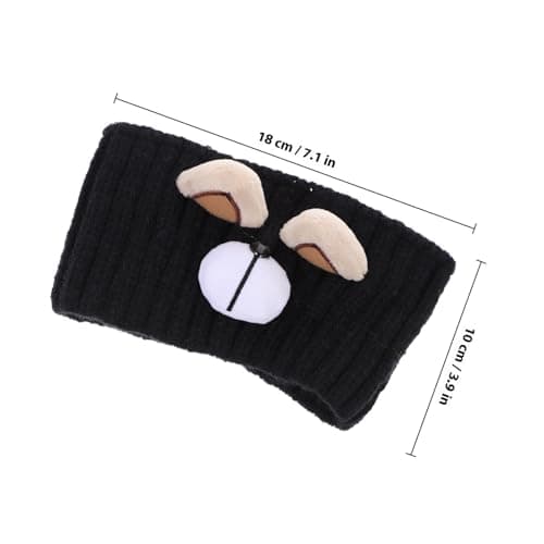 ULTECHNOVO Girl Knitting Headband Warm Headband Comfortable Windproof Elegant Lightweight Fashionable Hair Accessory for Autumn and Winter Travels to Family and Friends — view 2
