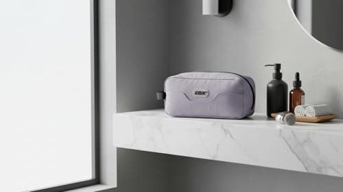 GOX Travel Toiletry Bag Dopp Kit Case for Men Multifunction Packing Organizer Pouch (Lavender purple) — view 3