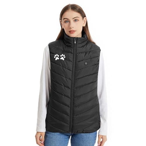 YBEBEWE Bodywarmer Unisex USB Electric Heating Jacket with 3 Temperature Settings Adjustable Size and 8 Heating Zones Washable Winter Warm Vest Coats Suitable for Fishing and Skiing Unisex — view 3