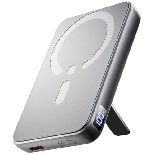 For MagSafe Power Bank, 12000mAh Portable Charger 22.5W, Space Gray