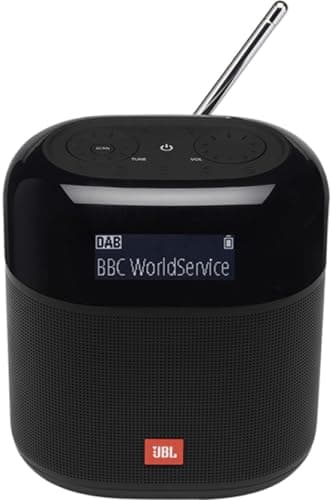 JBL Tuner XL Powerful Portable Radio, Bluetooth Speaker with DAB and FM Radio, 15 Hours of Wireless Music, Black — view 3