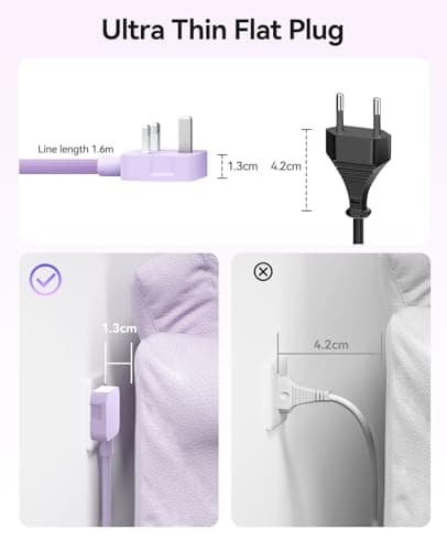 ORICO PD 25W Extension Lead with USB Slots with 2 USB C and 2 USB A Purple — view 6