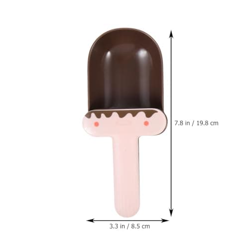 2pcs Cat Food Scoop with Deep Bowl Capacity, Portable ABS Spoon — view 2