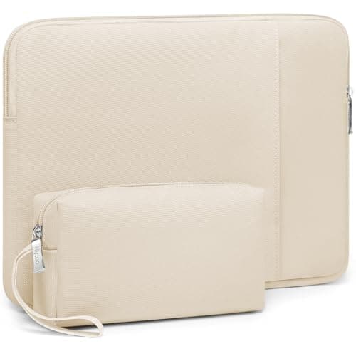 HYZUO 14-15 Inch Laptop Case Sleeve Bag Set for MacBook Air M5, Sand