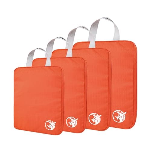CANBOX Compression Packing Cube Set, 4pcs Expandable Suitcase Organizer Set
