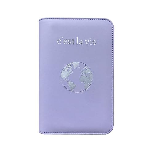 Phone Charging Passport Holder - Travel Wallet with Removable Power Bank holds money, cards, phone, travel docs- RFID Blocking - Compatible with All Phones - Travel Accessories, Lavender, Phone