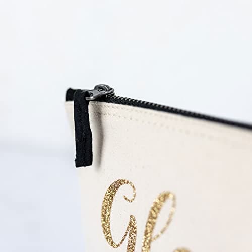 Stickerscape Glam-ma Wash Bag (Black - Regular) Gift for Grandma Make Up Wash Bag Christmas Nana or Nan Grandma Nana Nan Hand Finished and Made in The UK — view 4